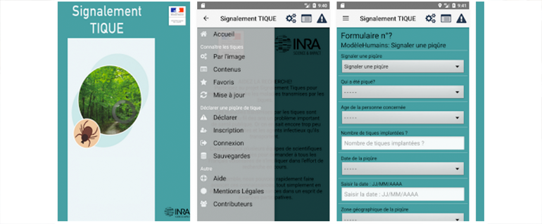 Signalement TIQUE : l’application pour lutter contre les tiques