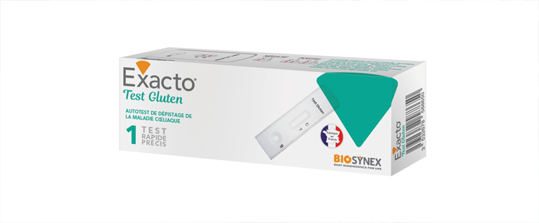 BIOSYNEX lance son autotest Exacto® Test Gluten en pharmacie