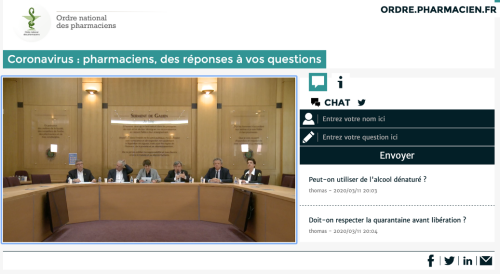 Coronavirus : pharmaciens, des réponses à vos questions