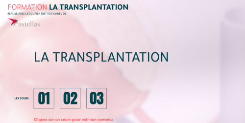 Astellas lance une formation sur la transplantation