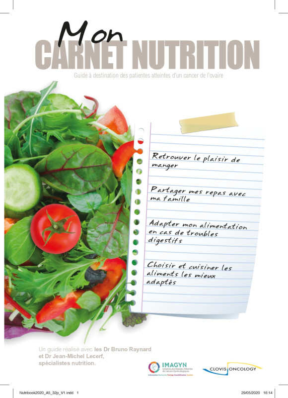 "Mon carnet nutrition" : pour les patientes atteintes d'un cancer de l'ovaire