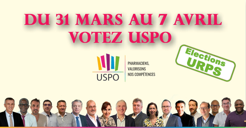 Élection URPS Pharmaciens : les propositions de l’USPO